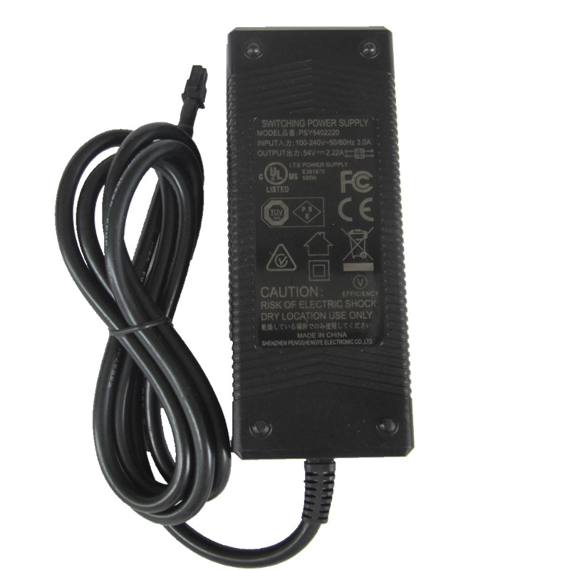 *Brand NEW*54V 2.22A I.T.E.SWITCHING 120W PSY5402220 AC DC ADAPTER POWER SUPPLY